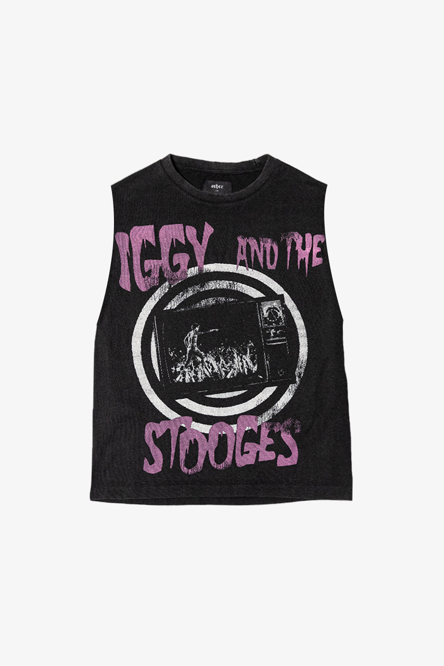 IGGY & THE STOOGES TV VINTAGE TANK | WORN BLACK