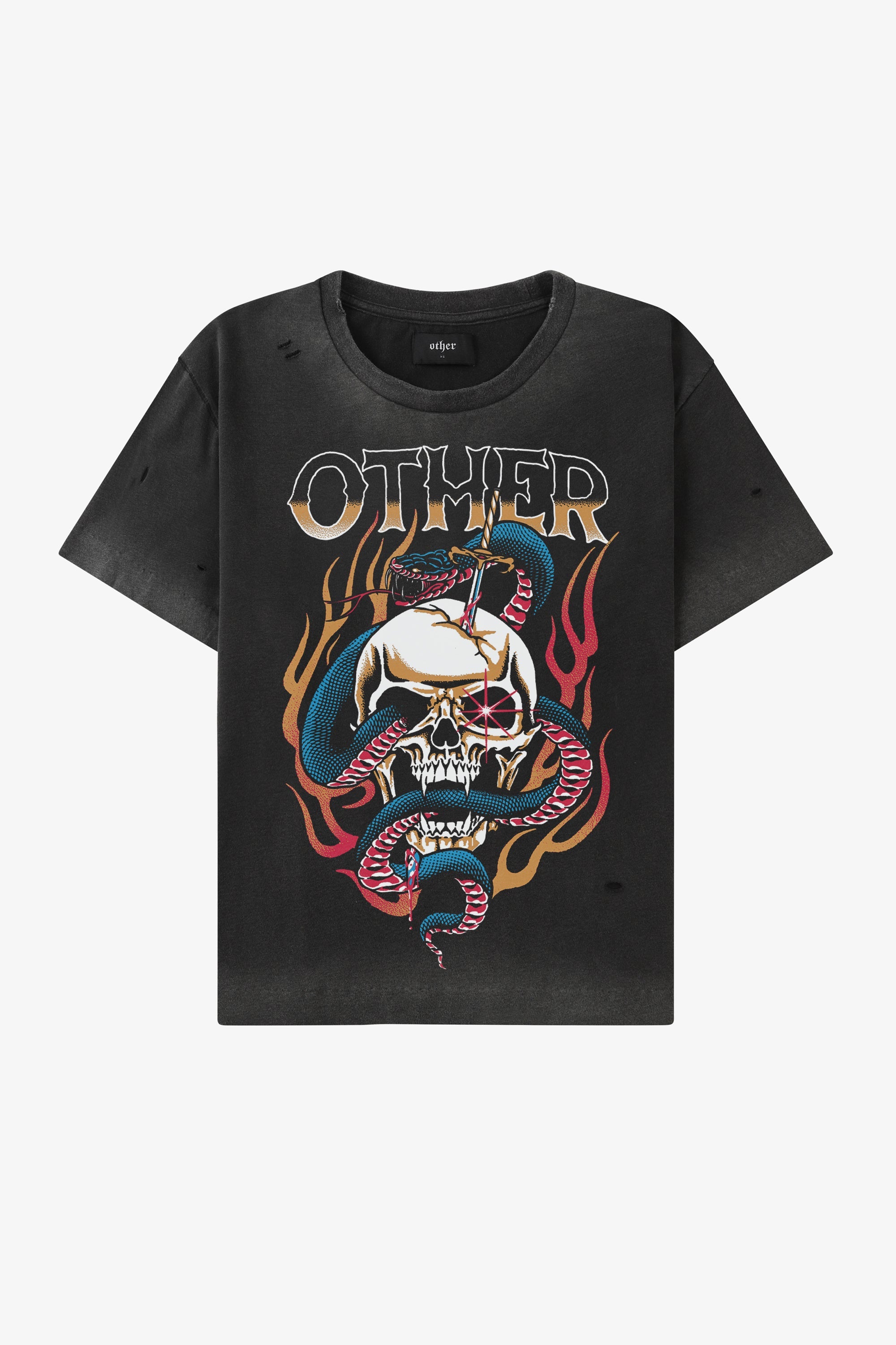 Deadly Viper Vintage Tee | Heavy Relic Black