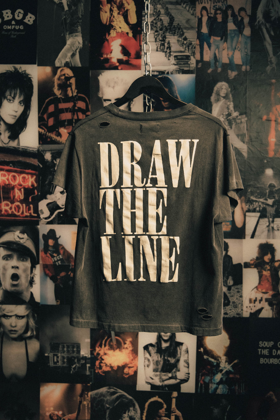 Aerosmith 'Draw The Line' Vintage Tee