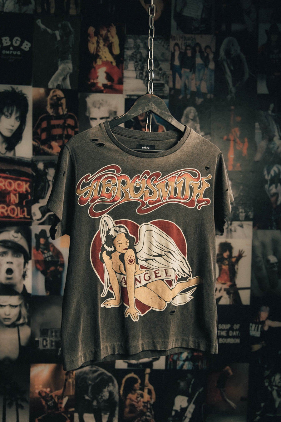 Aerosmith vintage t shirt hotsell