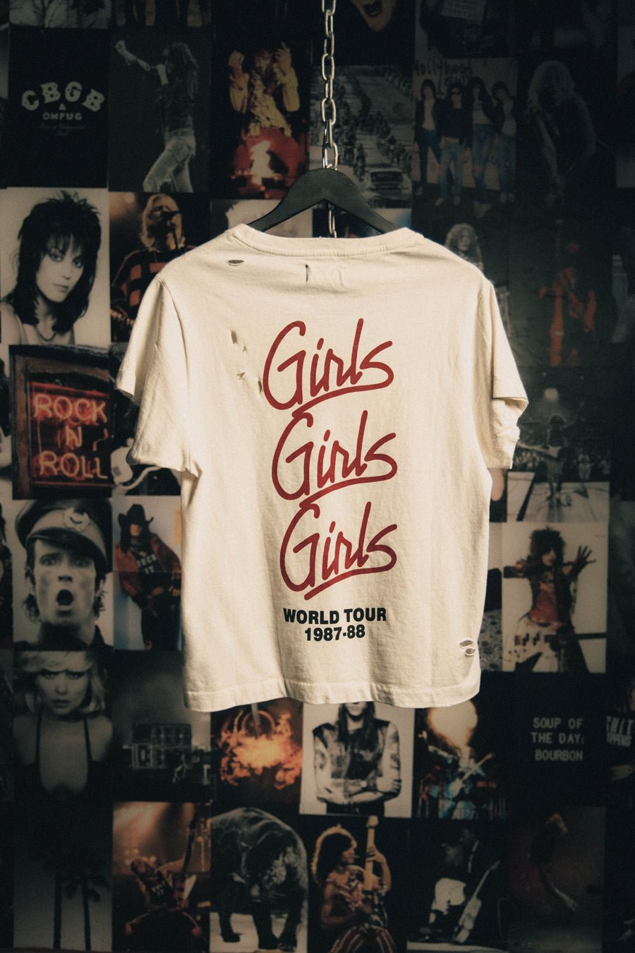 Mötley Crüe 'Bomber Girl' Vintage Tee