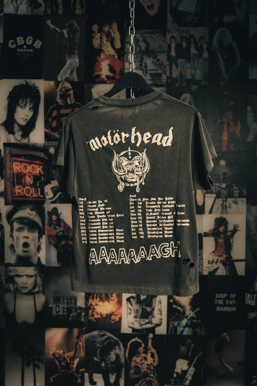 Motorhead 'Aaaaaaagh 1982' Vintage Tee