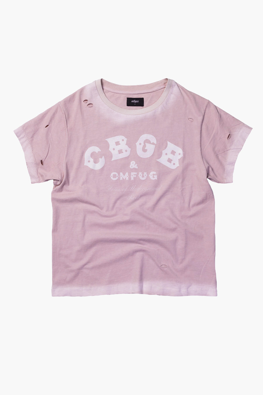 CBGB VINTAGE TEE | SHELL PINK