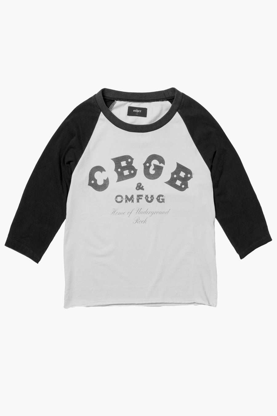 CBGB VINTAGE BASEBALL TEE | WHITE