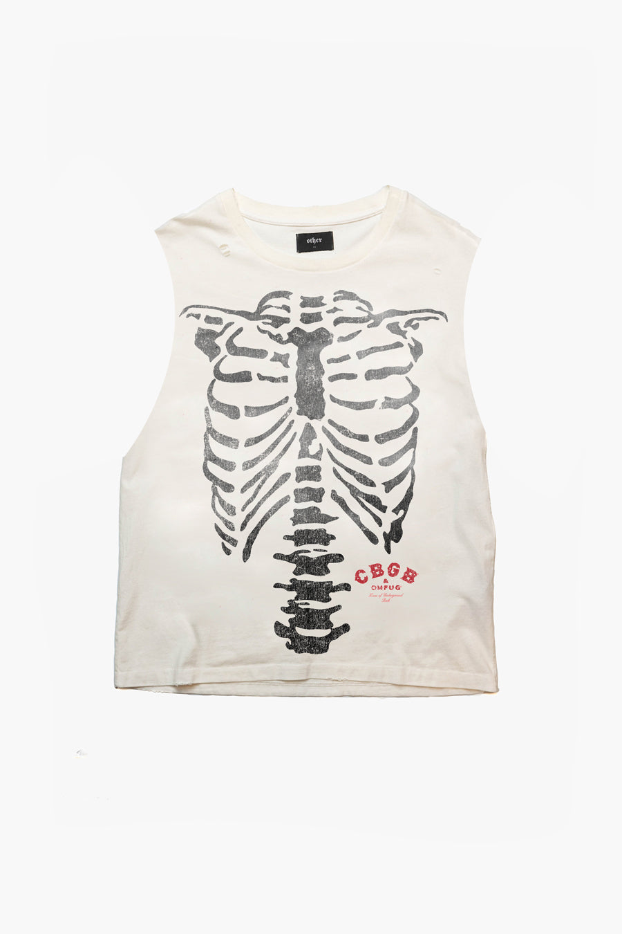 CBGB 1980'S BONES VINTAGE TANK |  BLONDE