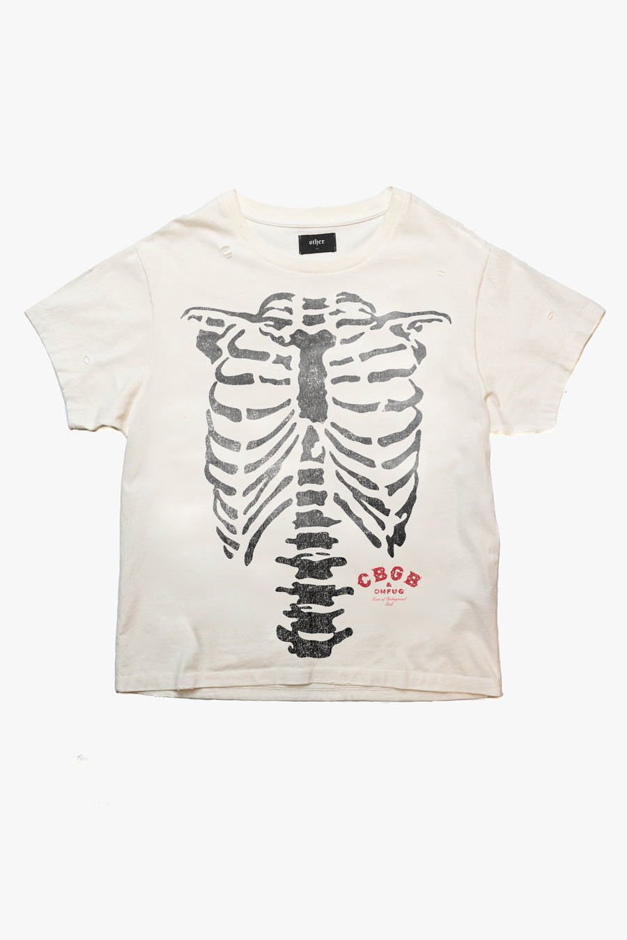 CBGB 1980'S BONES VINTAGE TEE |  BLONDE