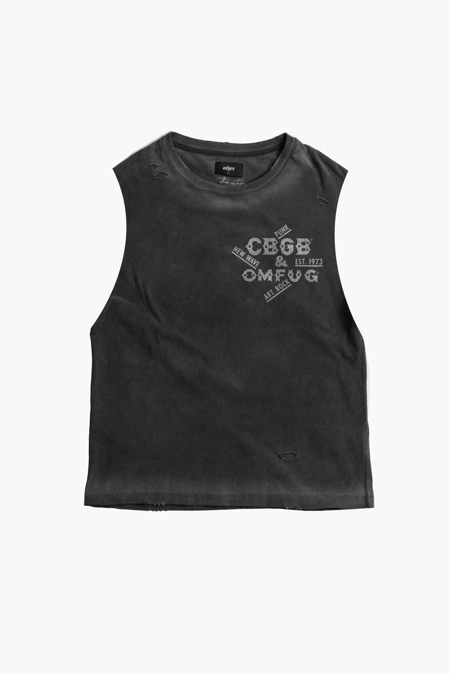 CBGB 1973 VINTAGE TANK | HEAVY RELIC BLACK