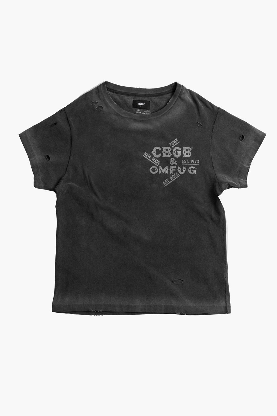 CBGB 1973 VINTAGE TEE | HEAVY RELIC BLACK