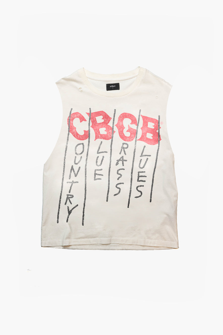 CBGB GRAFFITI VINTAGE TANK |  BLONDE