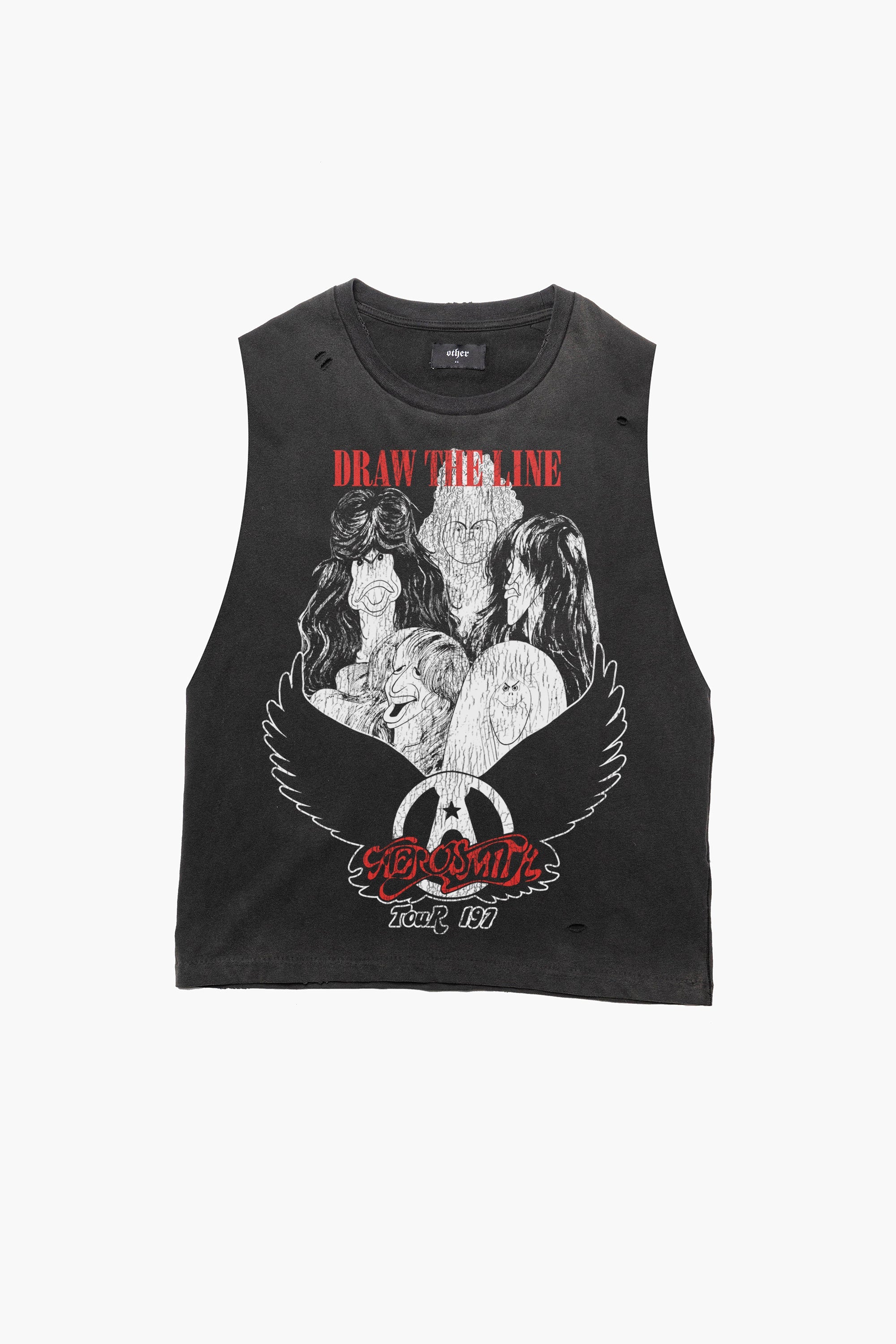 Aerosmith 'Draw The Line' Vintage Tank