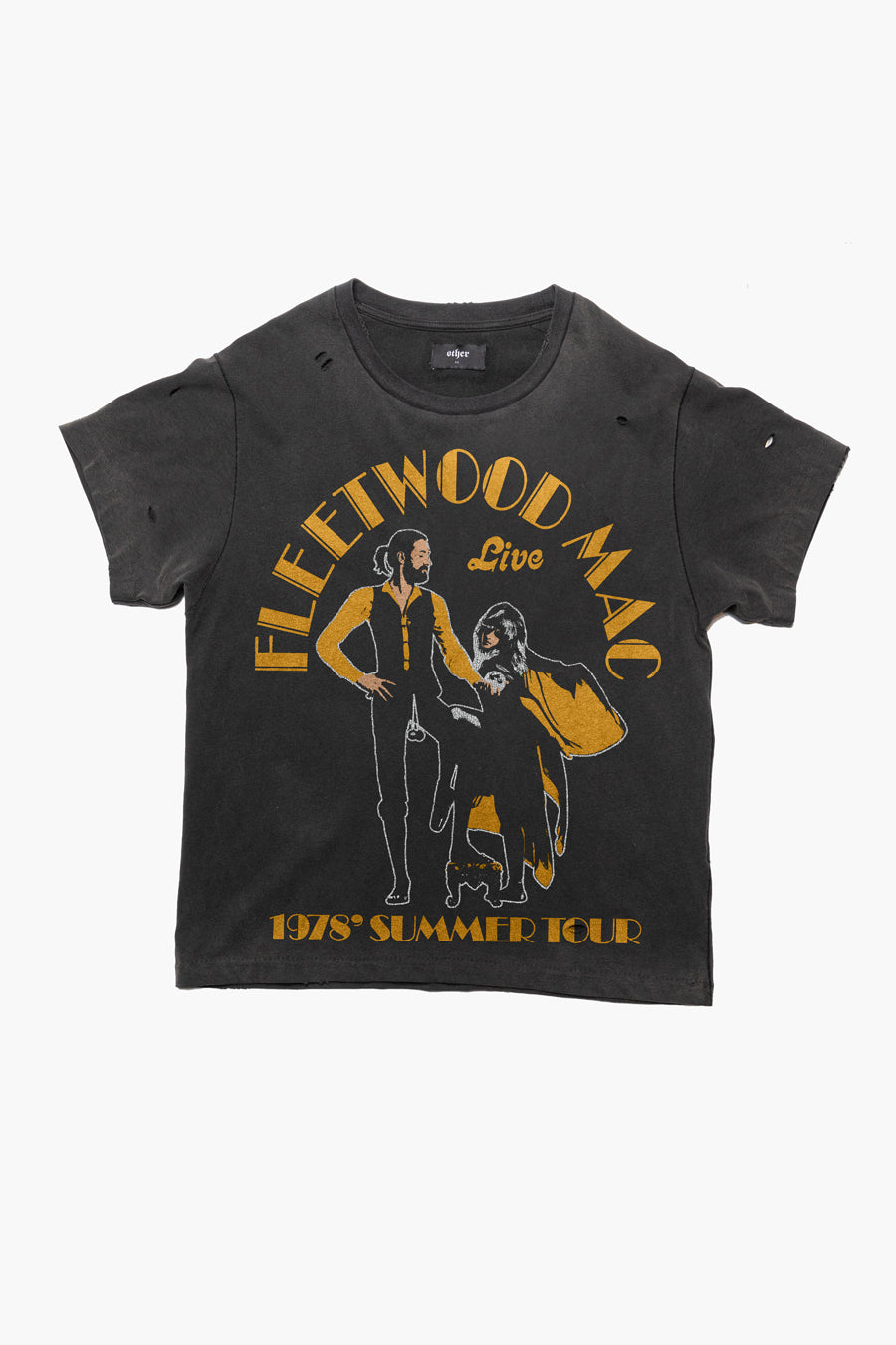 'Fleetwood Mac 1978 Summer Tour' Vintage Tee | Heavy Relic Black