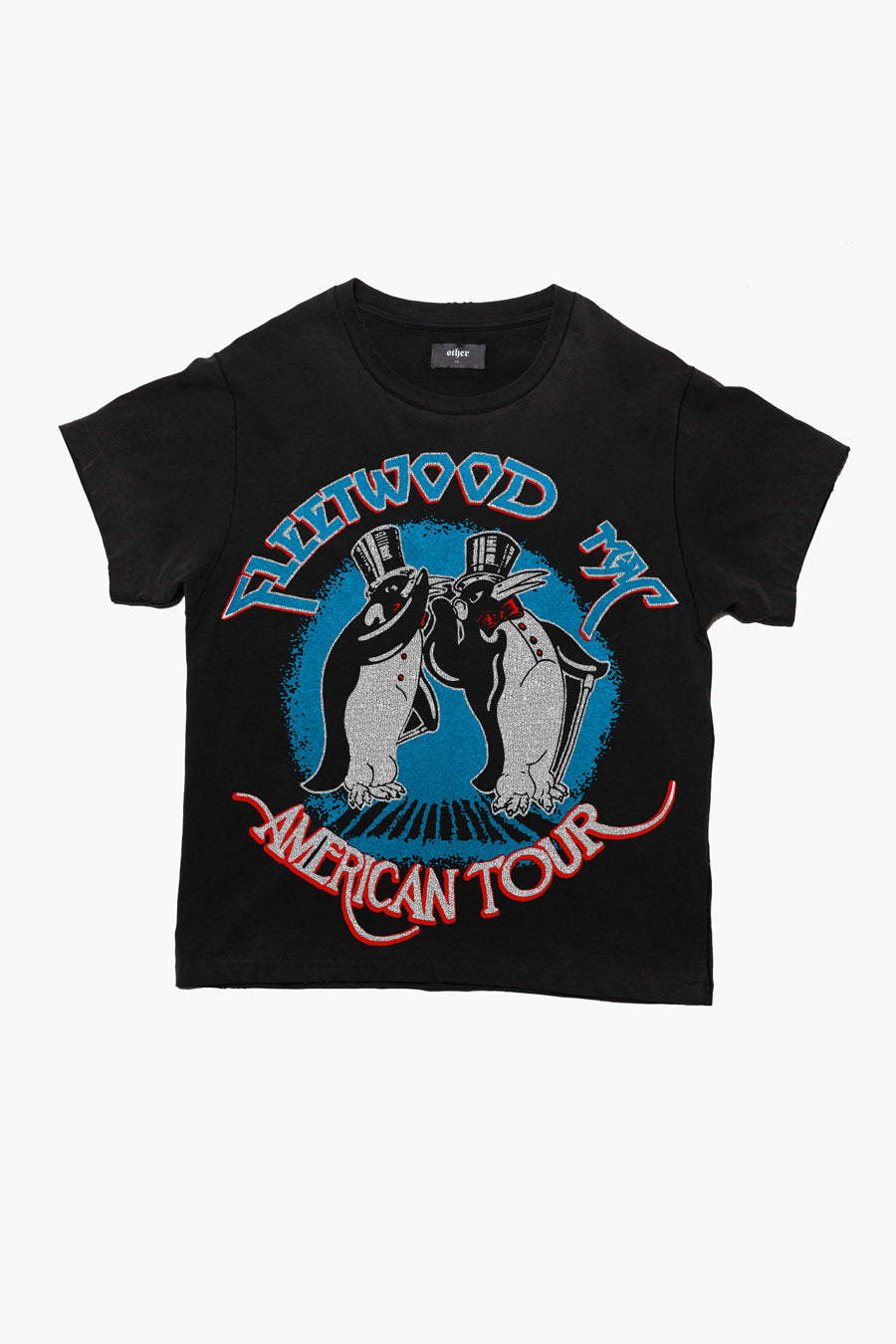 'Fleetwood Mac American Tour' Vintage Tee | Worn Black