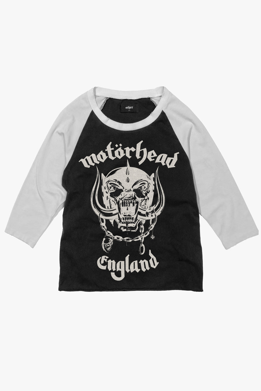 Motörhead England Vintage Baseball Tee | Black