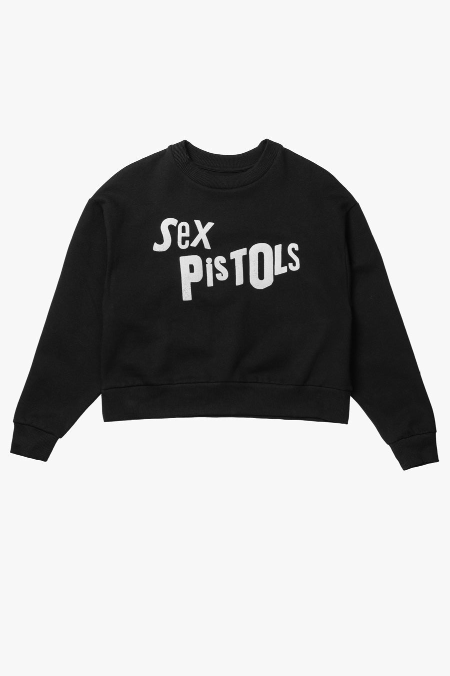 SEX PISTOLS LOGO CROPPED SWEATSHIRT