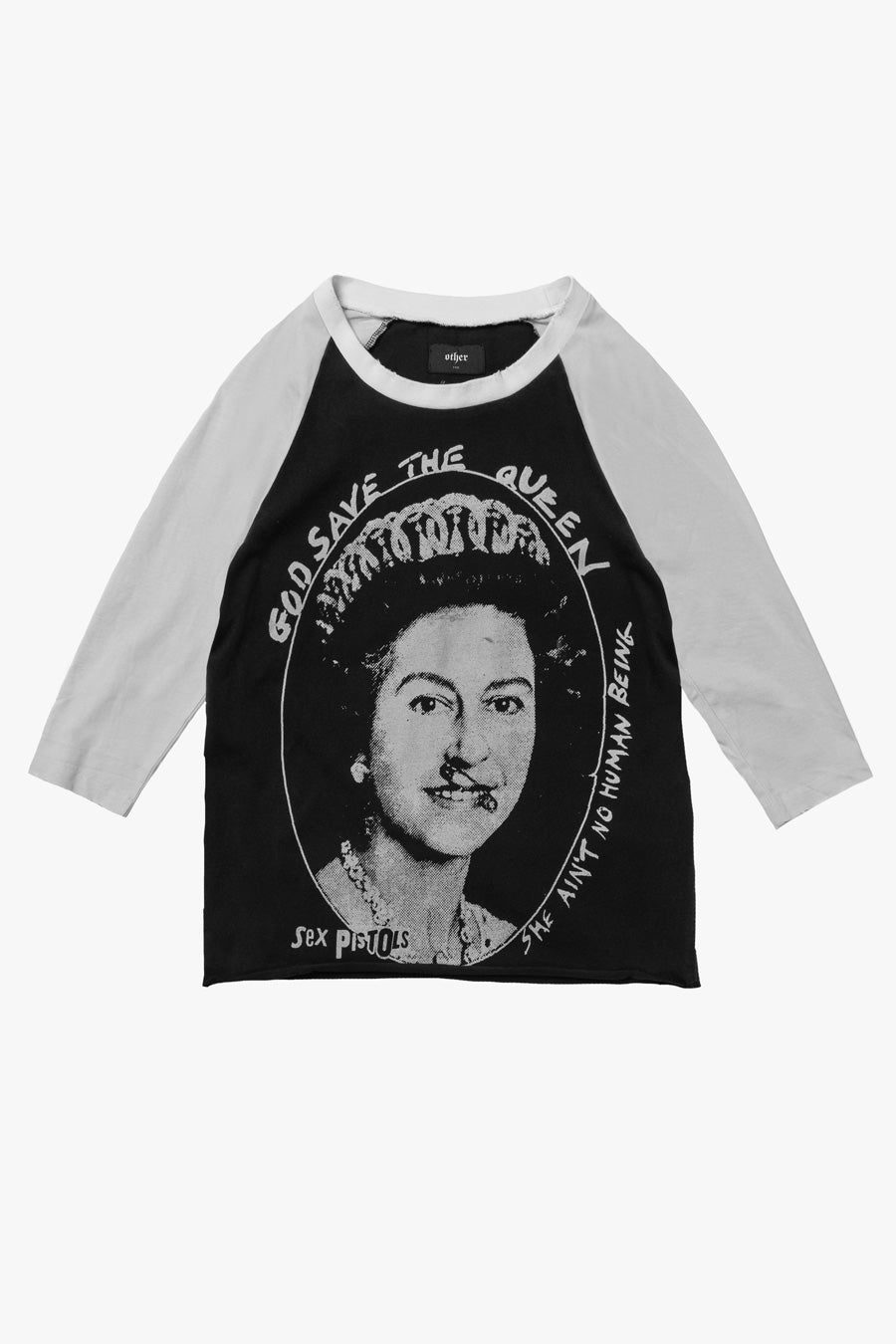 SEX PISTOLS 'GOD SAVE THE QUEEN' BASEBALL TEE