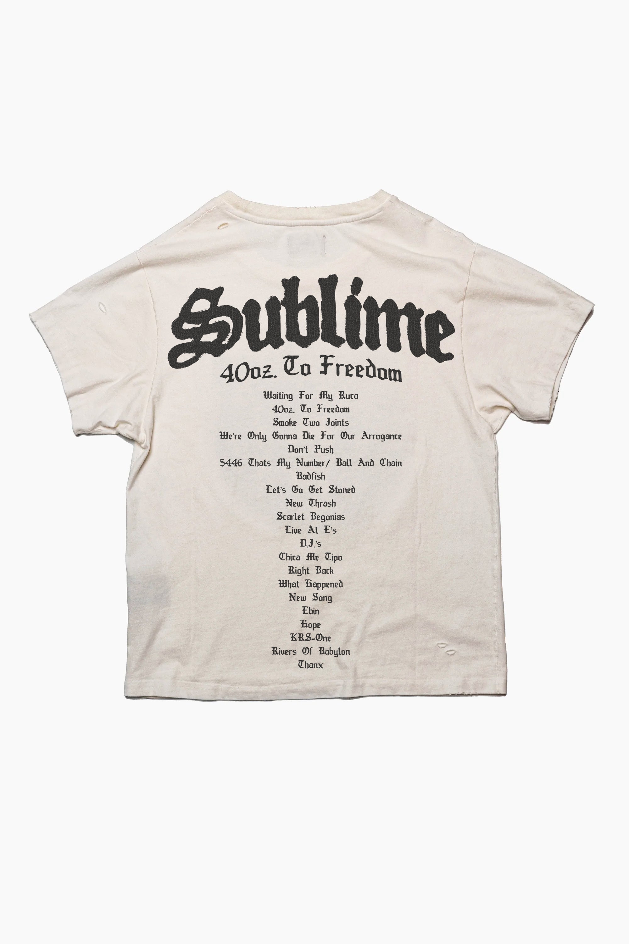 Sublime 40oz To Freedom Vintage Tee