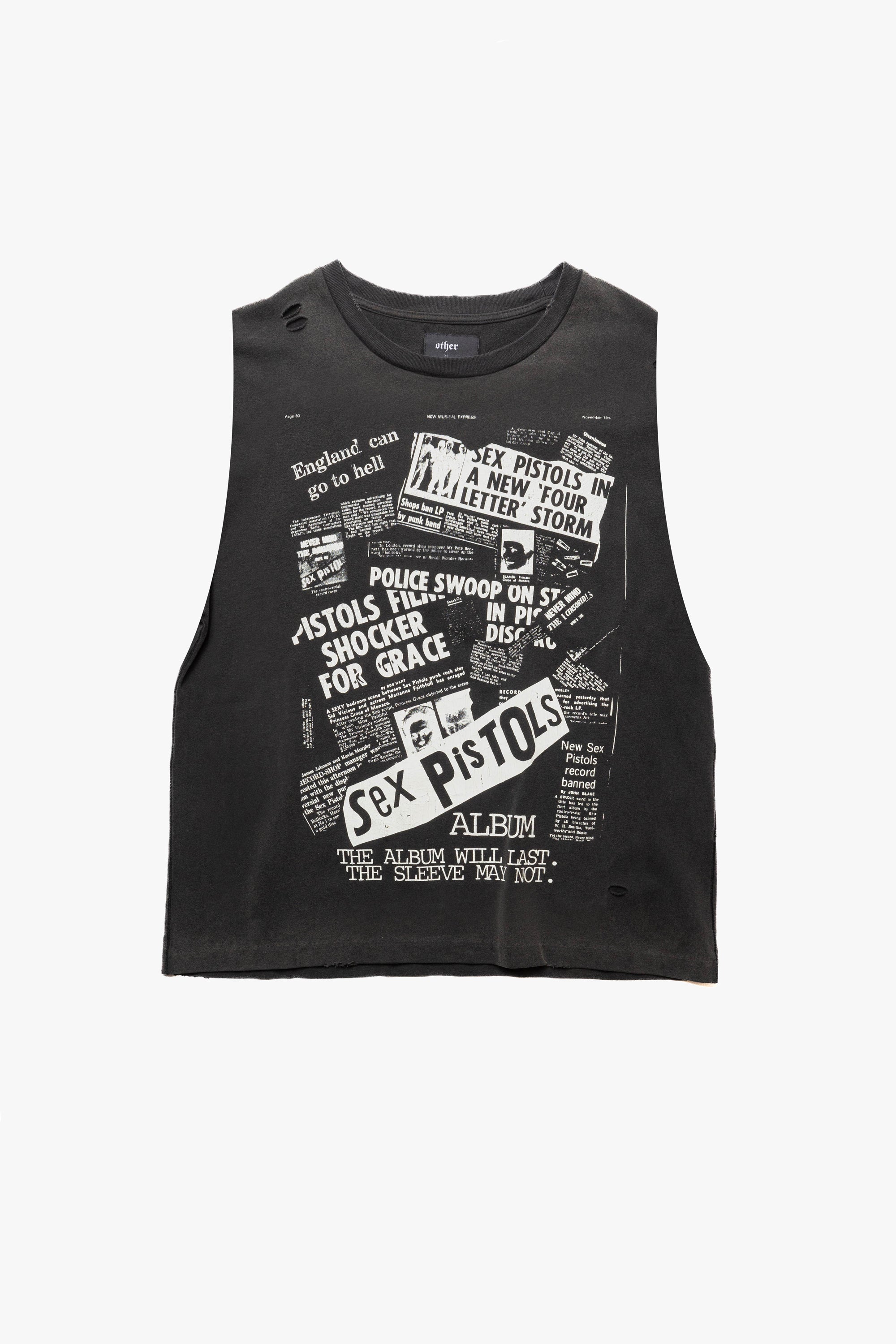 Sex Pistols 'England Can Go To Hell' Vintage Tank