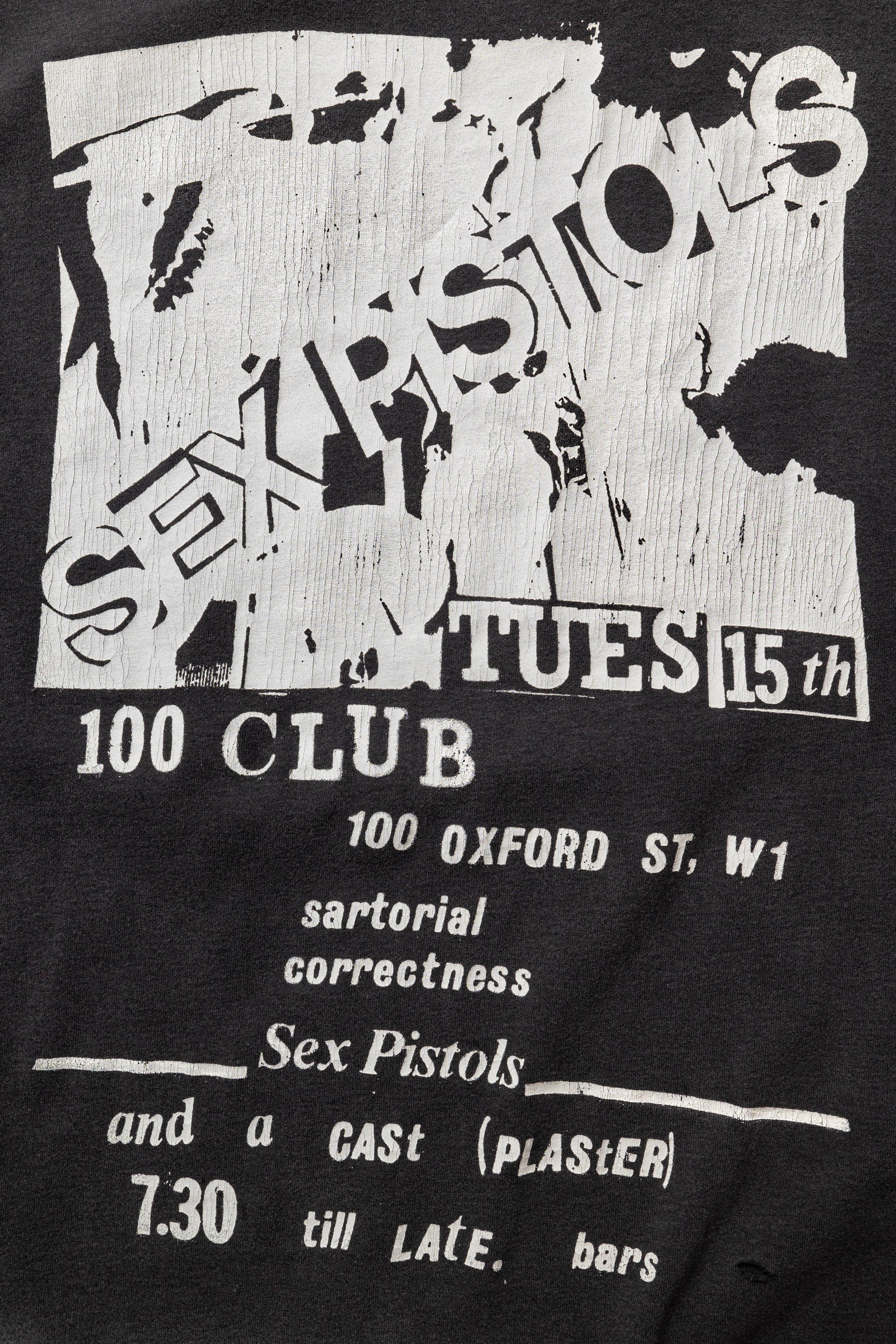 Sex Pistols '100 Club'  Vintage Tank