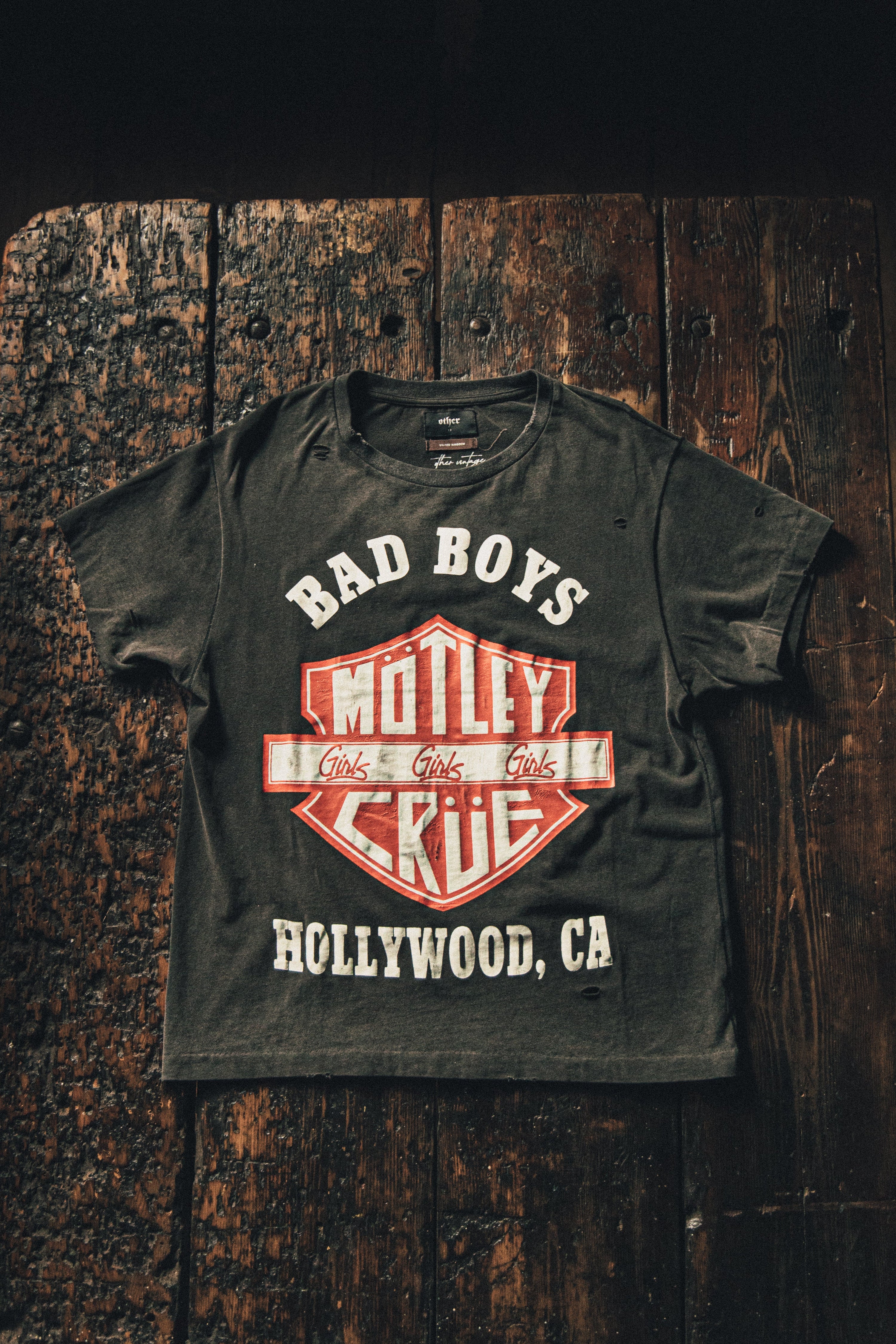 Mötley Crüe 'Hollywood Bad Boy' Vintage Tee