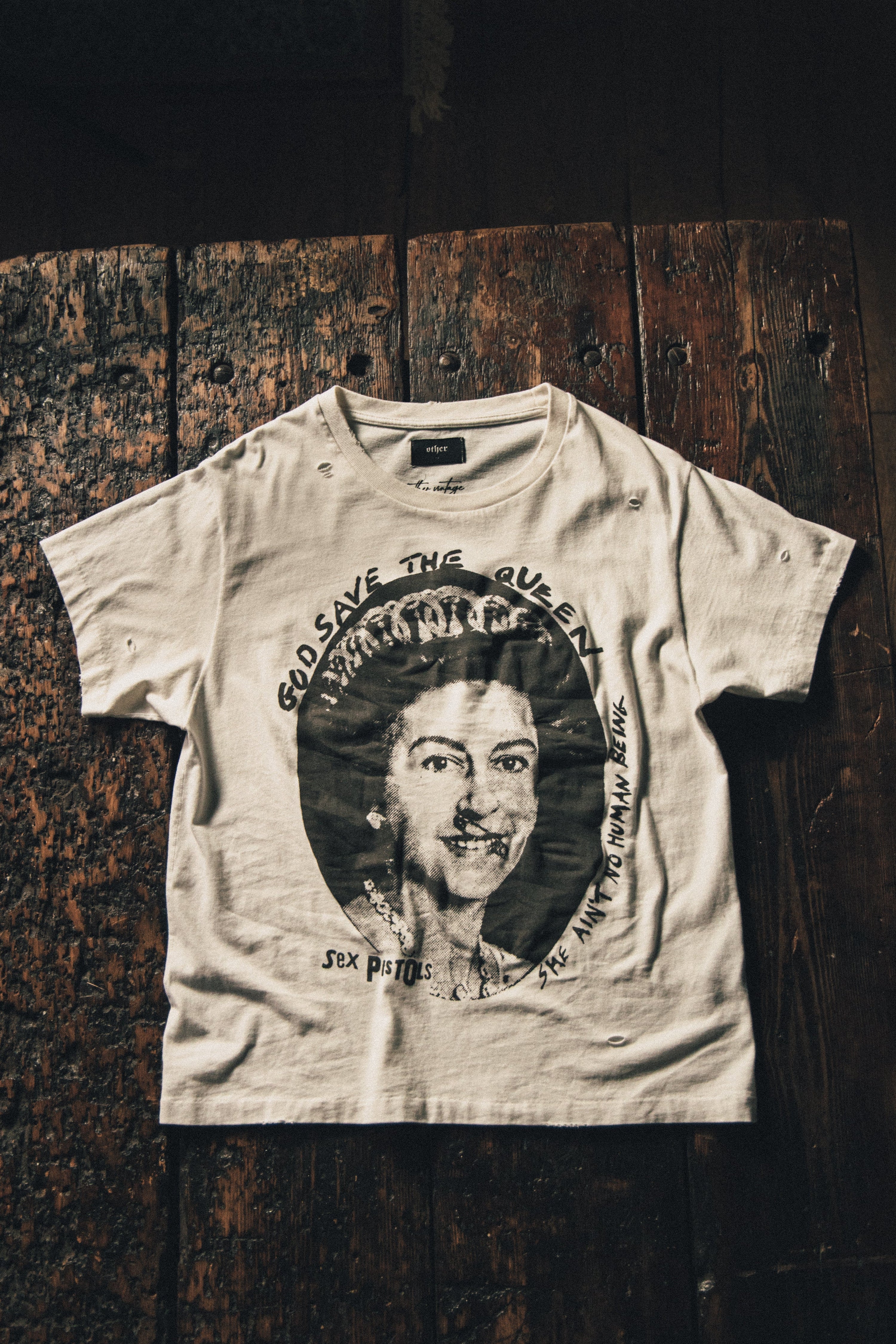 Sex Pistols 'God Save The Queen' Vintage Tee