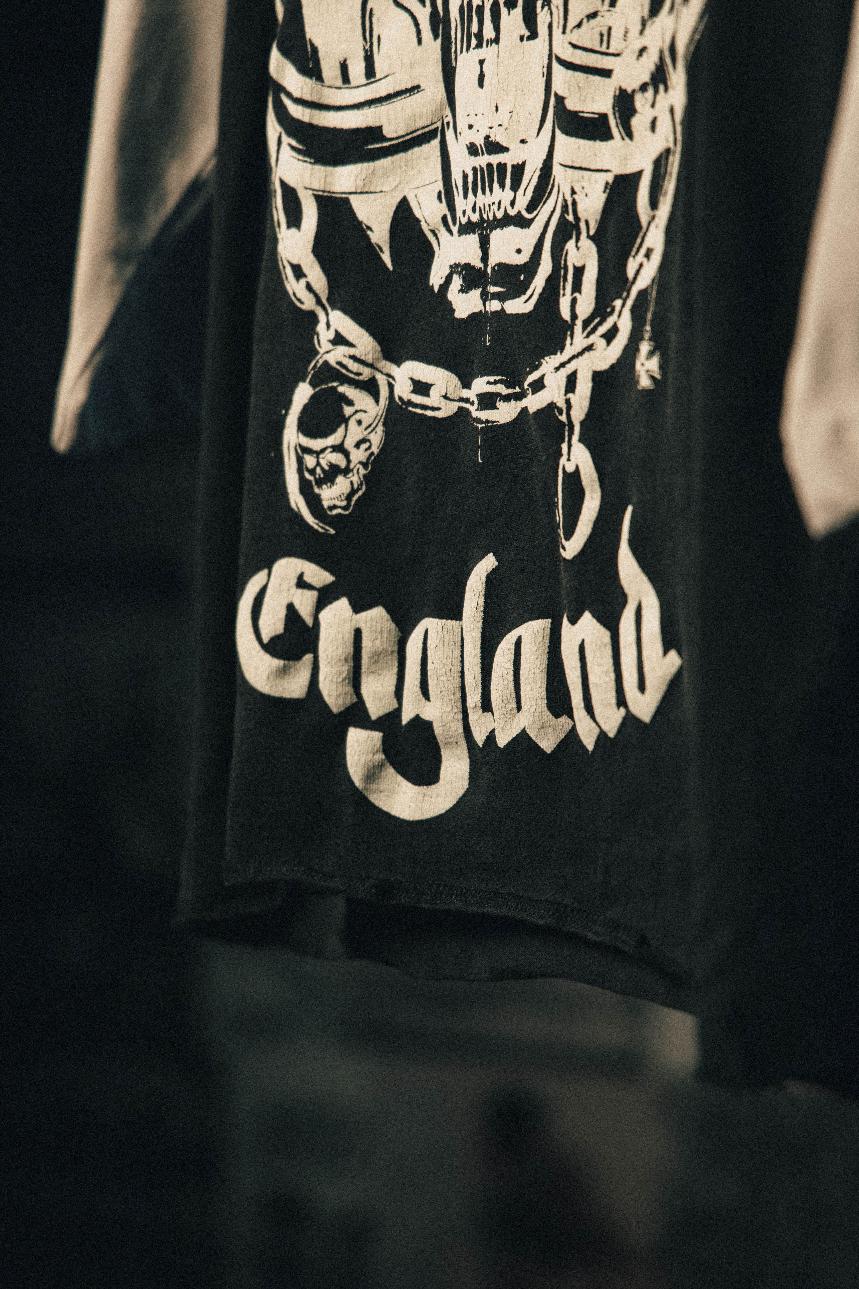 Motörhead England Vintage Baseball Tee | Black