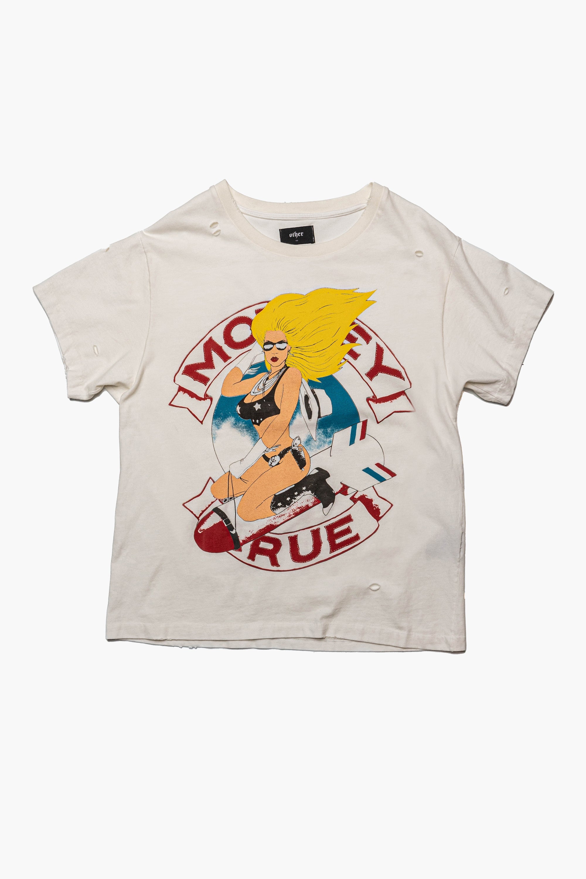 Mötley Crüe 'Bomber Girl' Vintage Tee