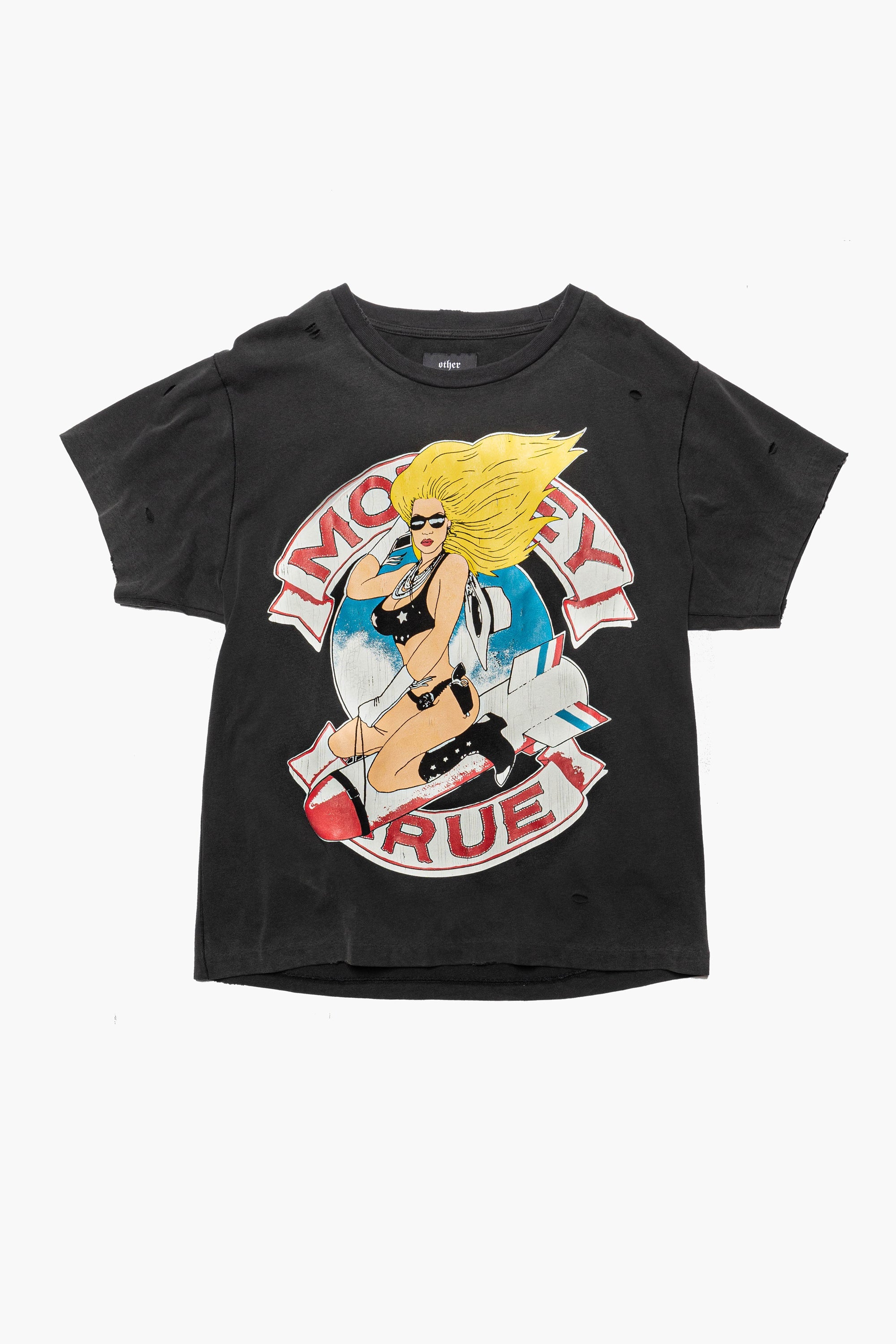 Mötley Crüe 'Bomber Girl' Vintage Tee